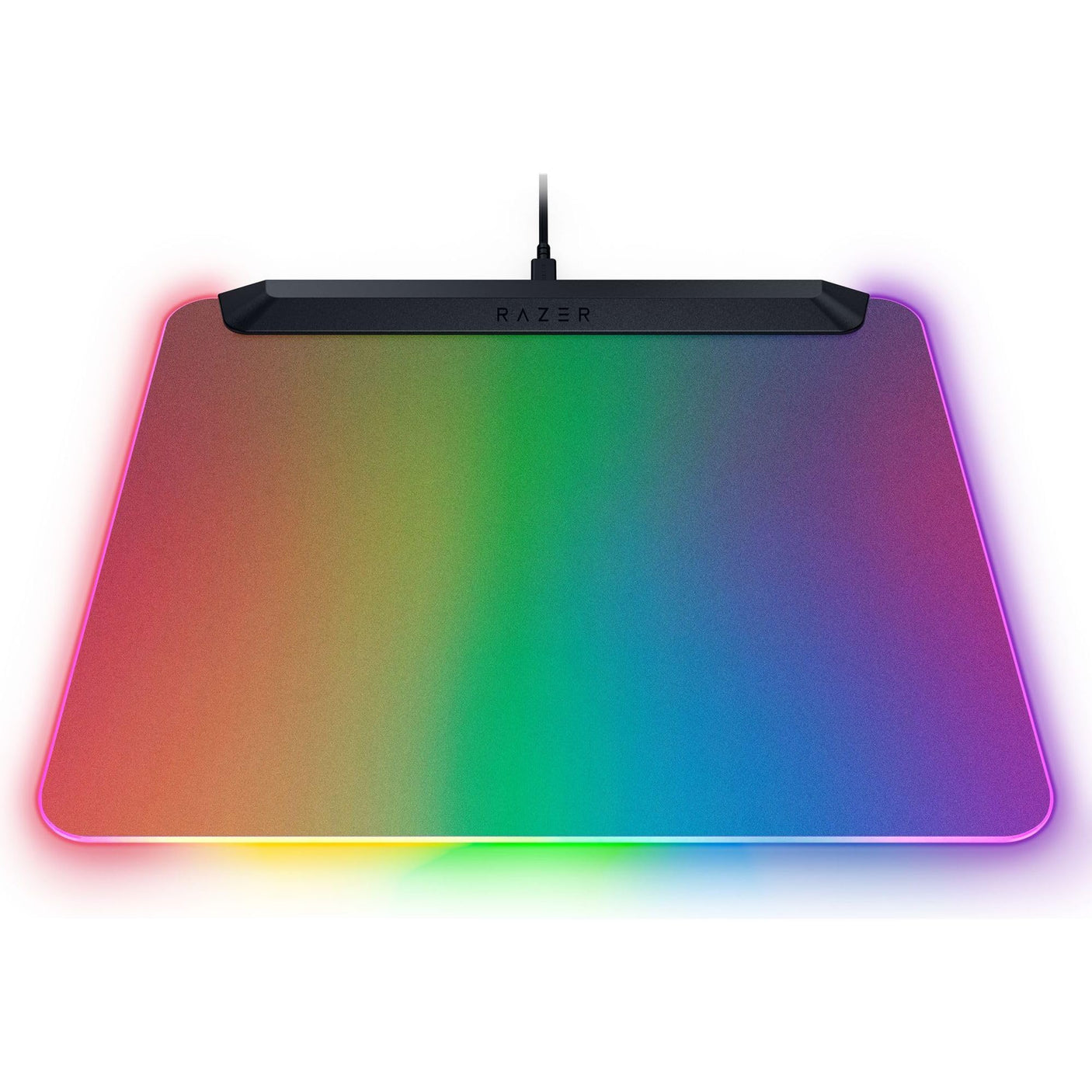 Razer Firefly V2 Pro Fully Illuminated RGB Gaming Mouse Mat: Backlit Design - 15 Zone Chroma Lighting - USB 2.0 Port - Detachable USB Type C Cable - Micro Textured Surface - Anti Slip Base