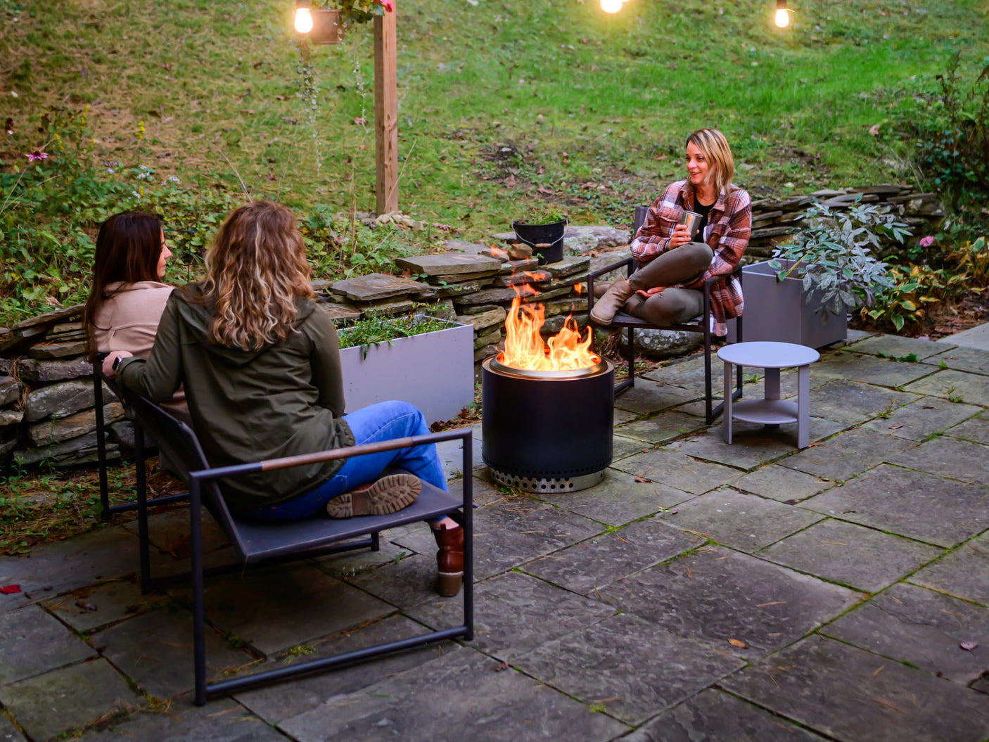 Solo Stove Bonfire with Stand | 19.5" Smokeless Fire Pit, Removable Ash Pan | Portable Stainless Steel Wood Burning Outdoor Fireplace, Ideal for 4–6 People, 21.75 lbs