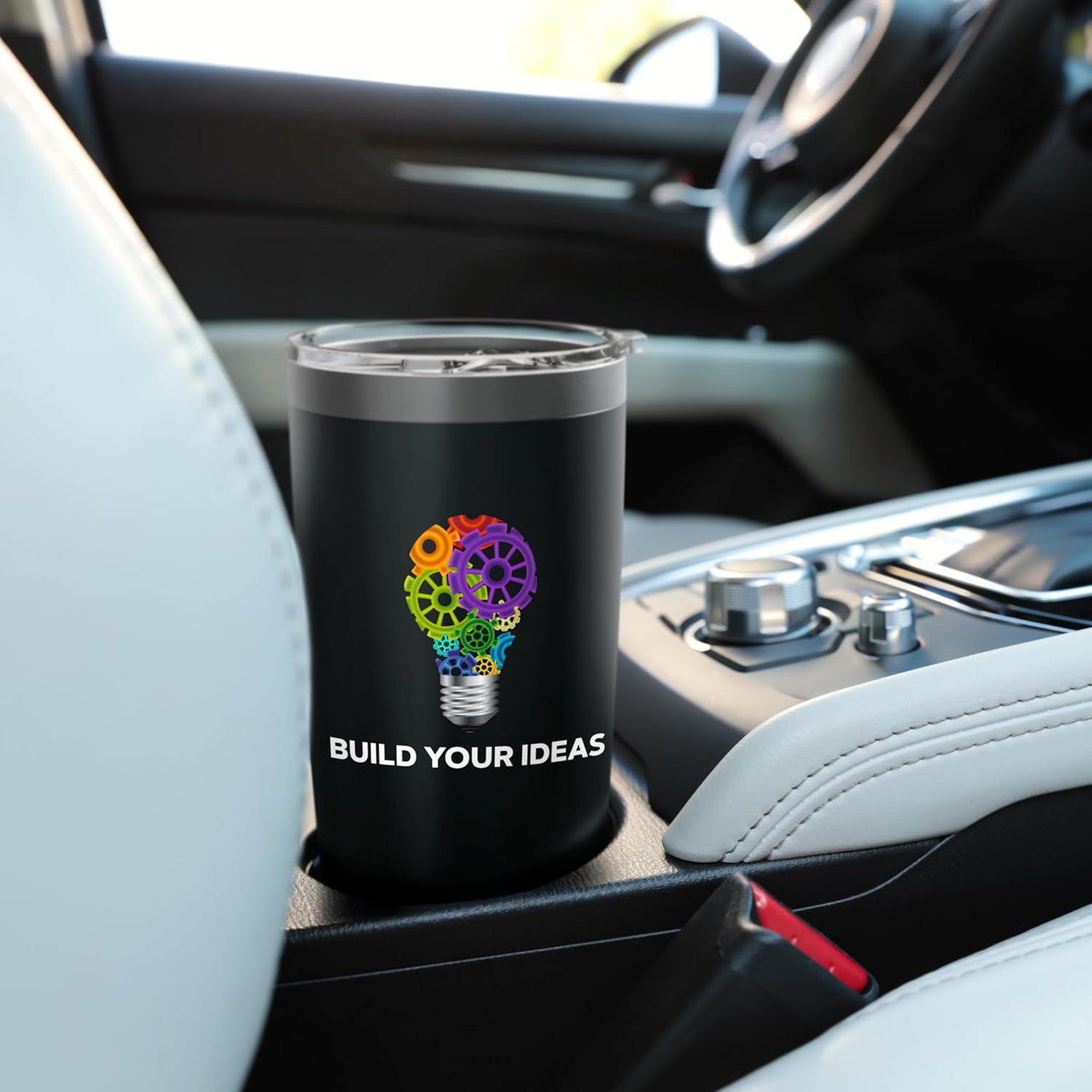 Motivational Gift for Innovators and Creators Stainless Steel Insulated Tumbler