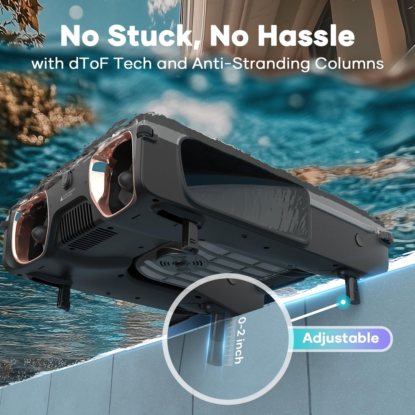 AIPER Surfer S2 Robotic Solar Pool Skimmer with APP Support, 24/7 Cleaning, Dual Charging Modes, Smart Obstacle Avoidance, Ideal for Most Swimming Pool Types - Build Your Ideas