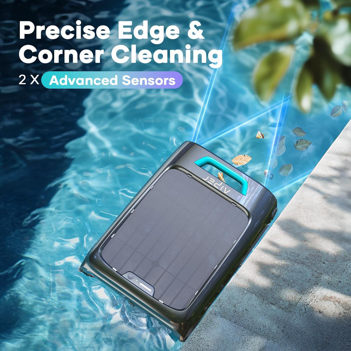 AIPER Surfer S2 Robotic Solar Pool Skimmer with APP Support, 24/7 Cleaning, Dual Charging Modes, Smart Obstacle Avoidance, Ideal for Most Swimming Pool Types - Build Your Ideas