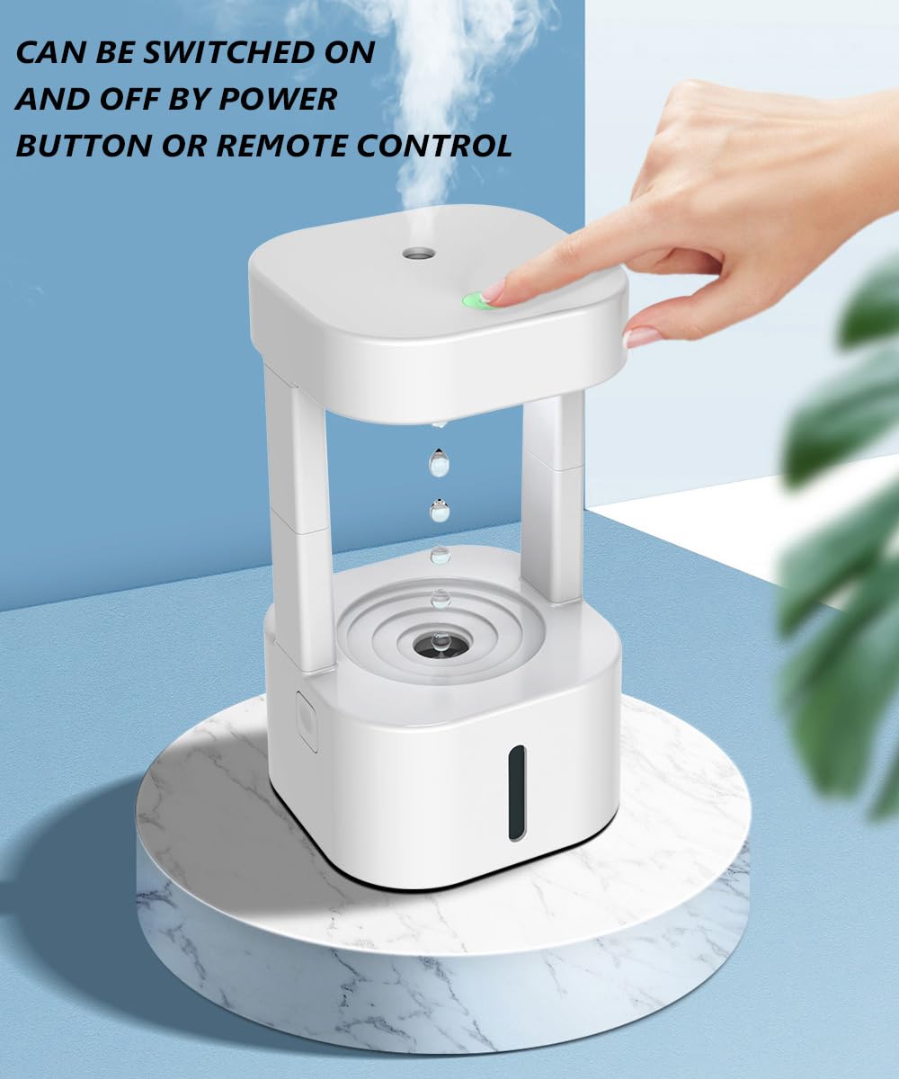Anti Gravity Humidifier Water Drop Humidifier - Floating Water Machine Levitating Water Tabletop Fountain Hydra Lamp Small Humidifier Antigravity Humidifier Novelty Gifts - Build Your Ideas