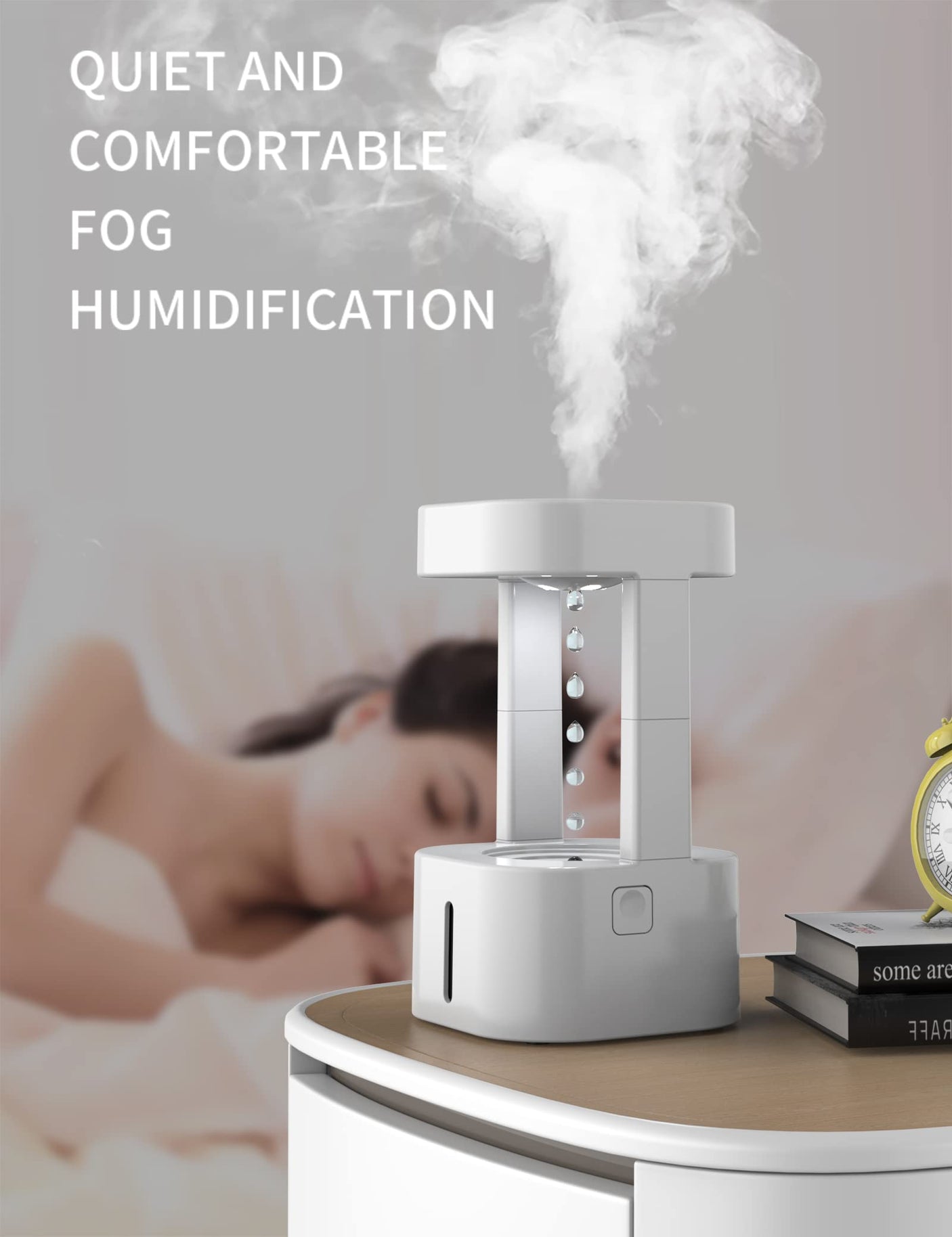 Anti Gravity Humidifier Water Drop Humidifier - Floating Water Machine Levitating Water Tabletop Fountain Hydra Lamp Small Humidifier Antigravity Humidifier Novelty Gifts - Build Your Ideas