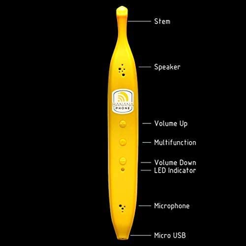 Banana Phone Bluetooth Handset for iPhone and Android Mobile Devices (Single Banana) - Build Your Ideas