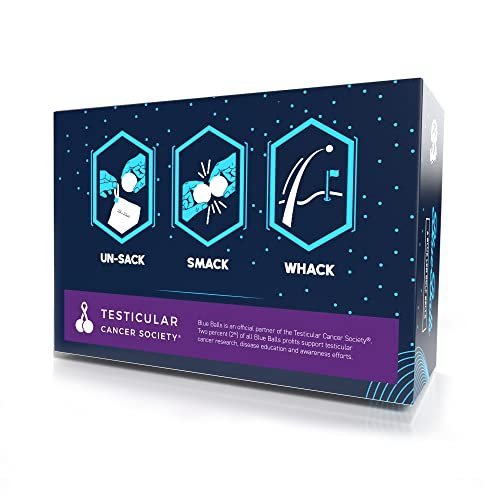 Blue Balls Premium LED Light Up Golf Balls | Glow in The Dark | Night Golf | Funny Gift | Bachelor Party - Build Your Ideas