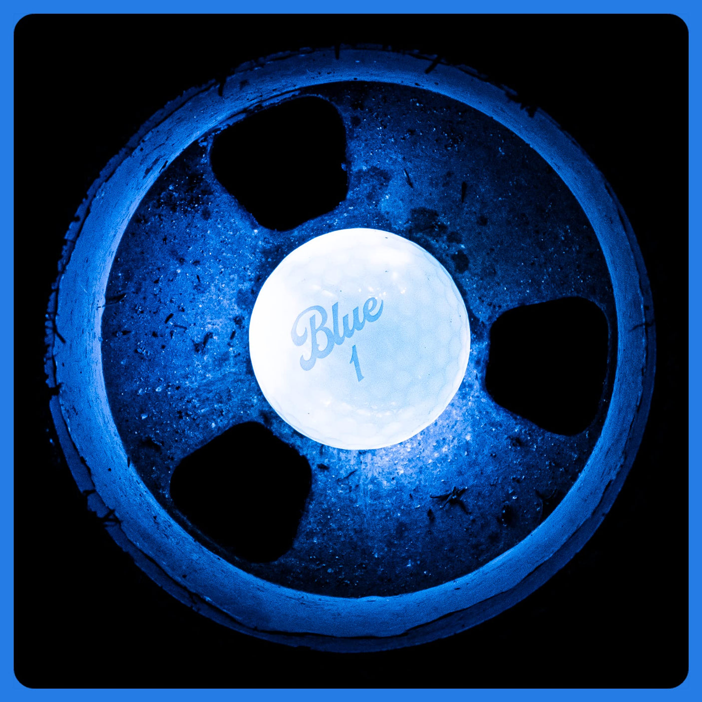 Blue Balls Premium LED Light Up Golf Balls | Glow in The Dark | Night Golf | Funny Gift | Bachelor Party - Build Your Ideas