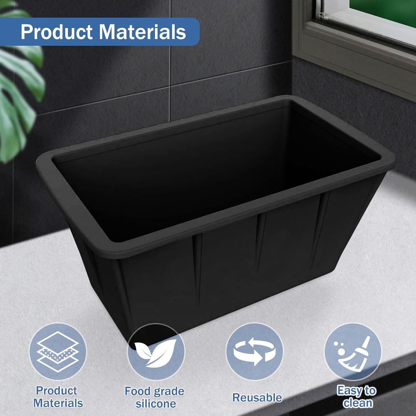 Extra Large Ice Cube Molds 4Pack 32LB Silicone Large Ice Cube Molds for Cold Plunge Tub,Reusable Ice Cube Trays for Freezer,Ice Block Molds for Home Ice Baths,Cold Plunge Accessories,Ice Bath Chiller - Build Your Ideas