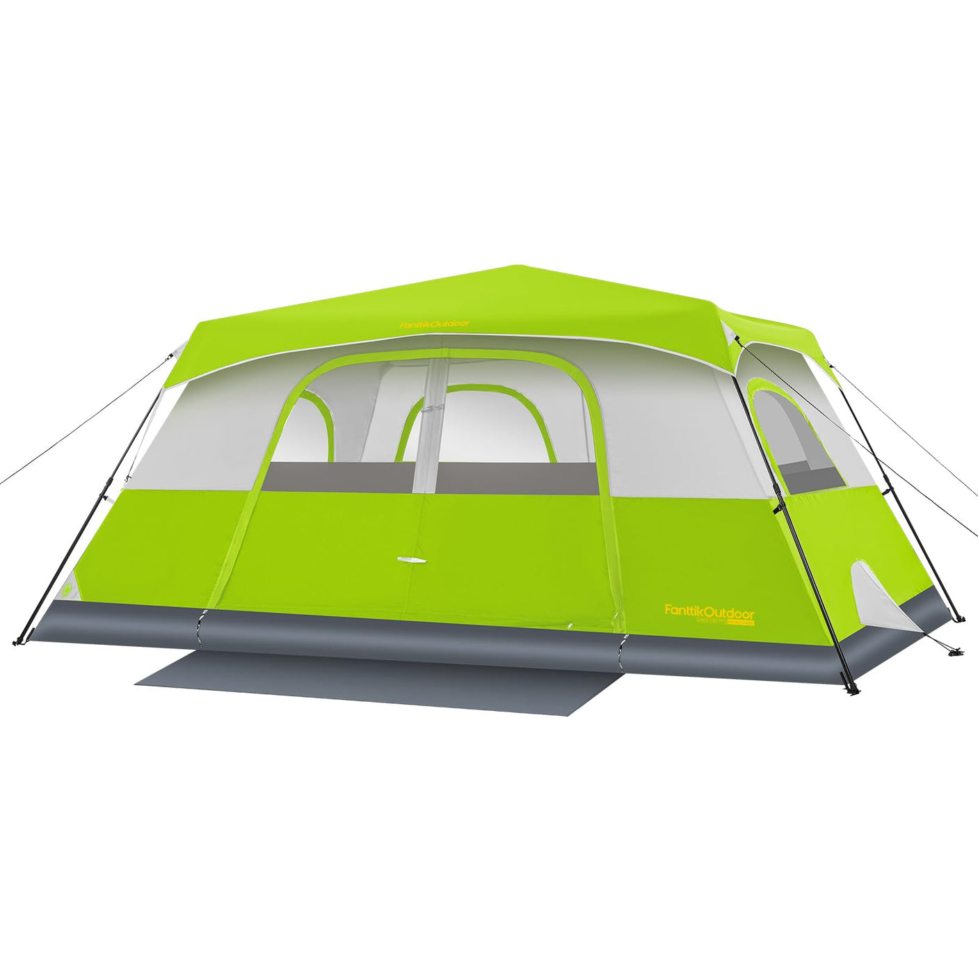 FanttikOutdoor Camping Tent 4/6/8/10 Person Instant Cabin Tent Setup in 60 Seconds with Rainfly & Windproof Portable with Carry Bag for Family Camping & Hiking - Build Your Ideas