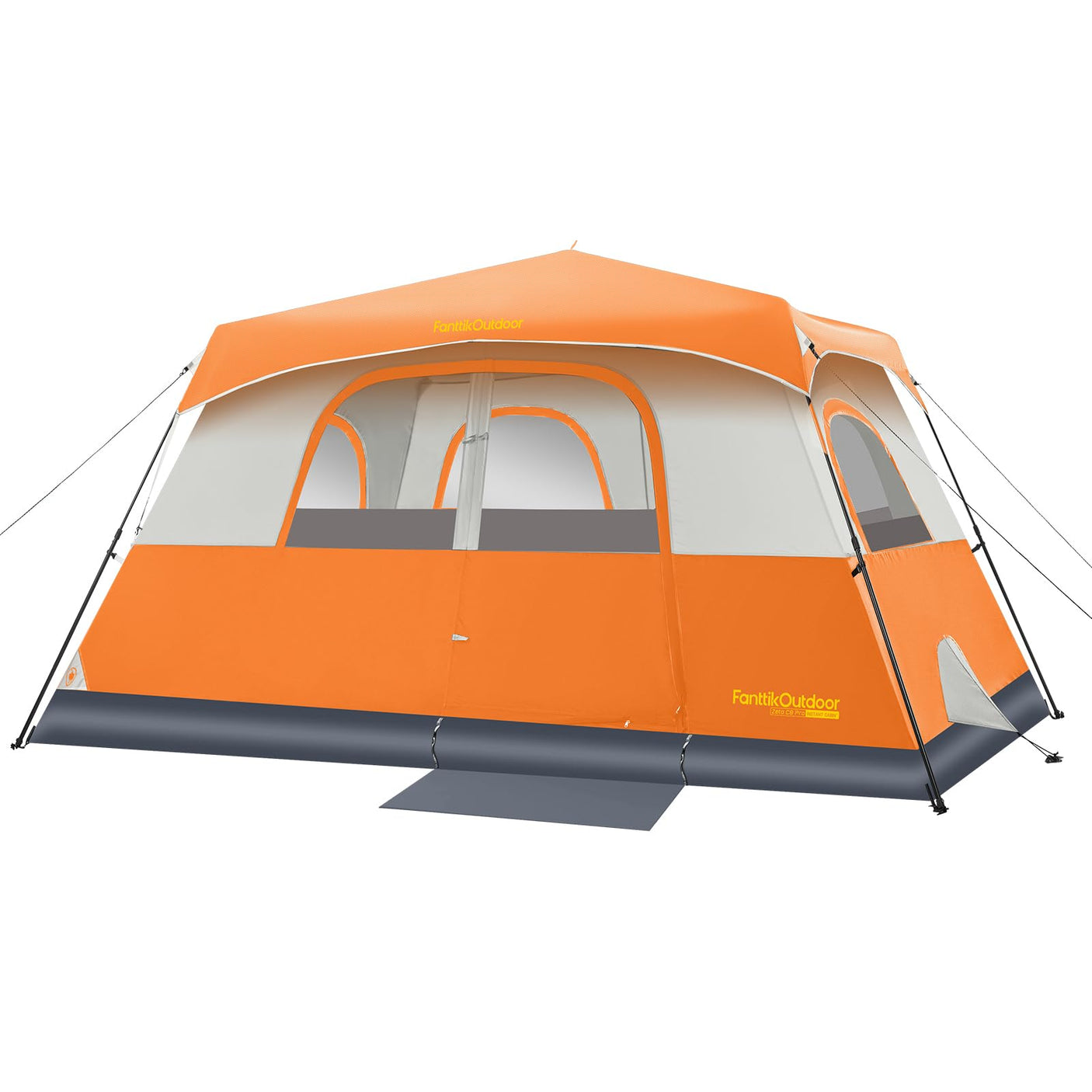 FanttikOutdoor Camping Tent 4/6/8/10 Person Instant Cabin Tent Setup in 60 Seconds with Rainfly & Windproof Portable with Carry Bag for Family Camping & Hiking - Build Your Ideas