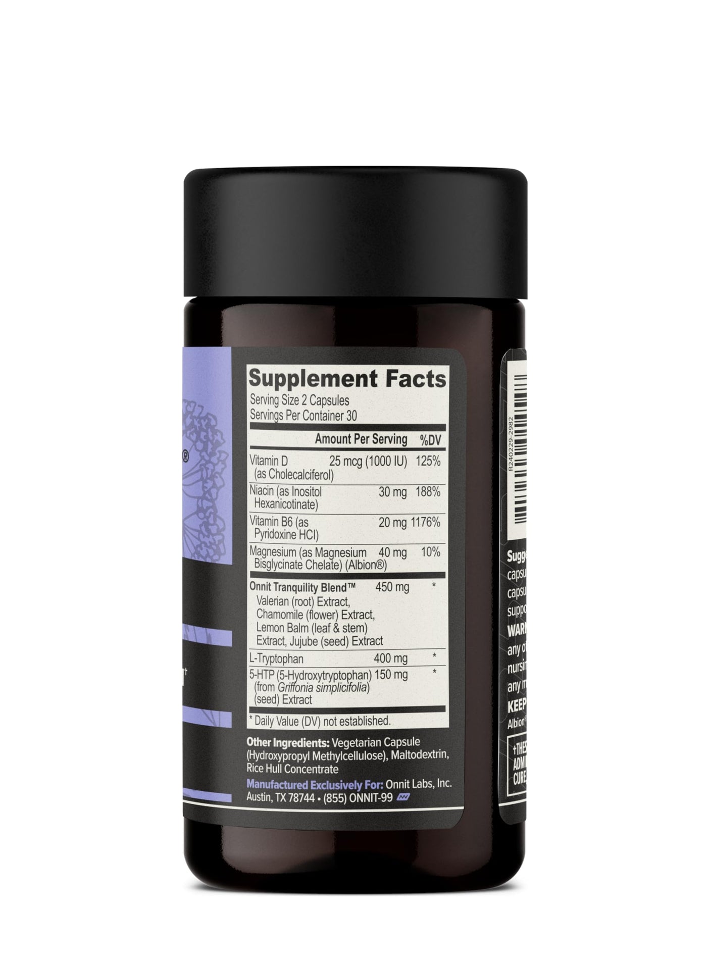 ONNIT New Mood Daily Stress Support Capsules, Sleep and Mood Support Supplement for Men and Women, Daily Stress Management Capsules, 30 Count - Build Your Ideas