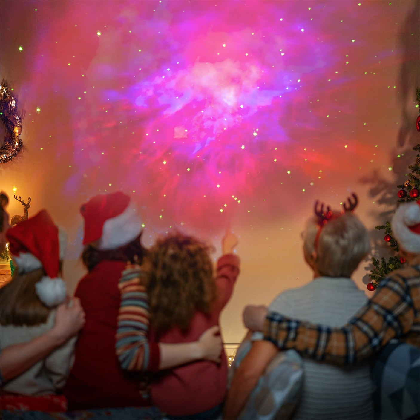 Star Projector Galaxy Night Light - Astronaut Space Projector, Starry Nebula Ceiling LED Lamp with Timer and Remote, Kids Room Decor Aesthetic, for Christmas & Birthdays - Build Your Ideas