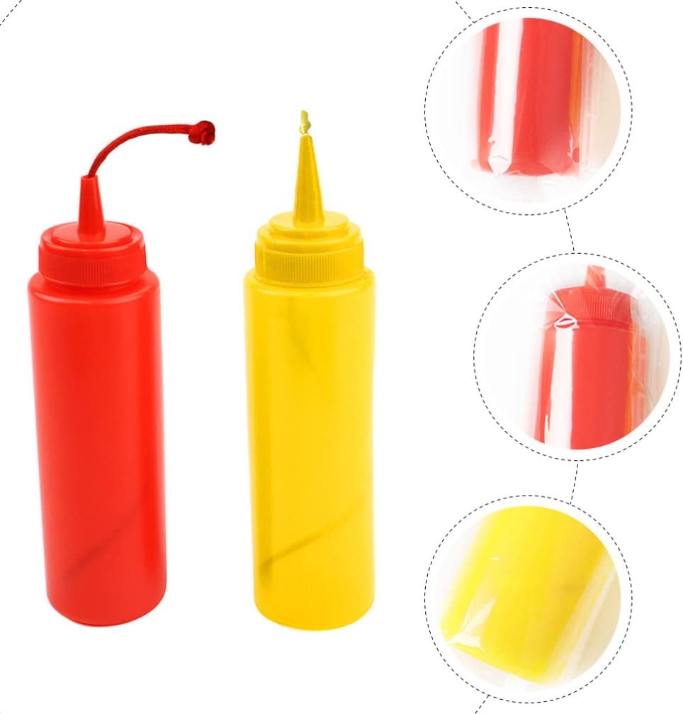 STOBOK 2Pcs Fake Mustard and Ketchup Bottle Funny Fake Salad Dressing Bottle Prank Toys Phoney Condiment Squirt Bottle Toy for Adults Kids Halloween Party - Build Your Ideas