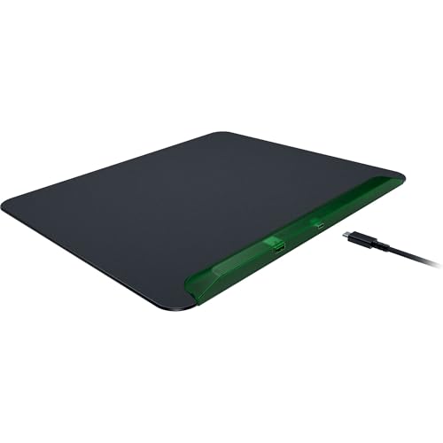 Razer Firefly V2 Pro Fully Illuminated RGB Gaming Mouse Mat: Backlit Design - 15 Zone Chroma Lighting - USB 2.0 Port - Detachable USB Type C Cable - Micro Textured Surface - Anti Slip Base