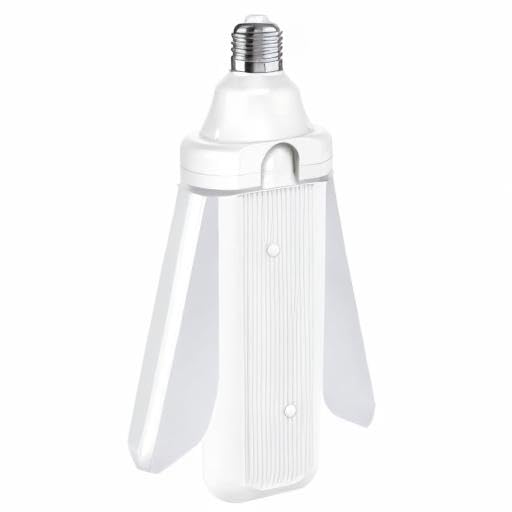 Feit Electric Smart LED Garage Light, RGBW 3 Panel, WiFi 2.4GHz, Screw-in LED Shop Light Bulb, Works with Alexa and Google Home Assistant, E26, 4000 Lumens, Garage Ceiling Light, ADJ4000/RGBW/LED/AG