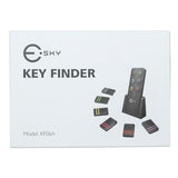 Esky Key Finder Locator with Sound, Stick-on TV Remote Control Finder, Item Locator Tags with 85dB Noise Sound 6 Receivers, Wallet Tracker Key Finders for Finding Keys, Remote Gift Idea