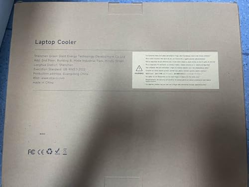 llano RGB Laptop Cooling Pad, Gaming Laptop Cooler with Powerful Turbofan, Fast Cooling Laptop 15.6-21in, Adjustable Speed, Touch Control, LCD Screen
