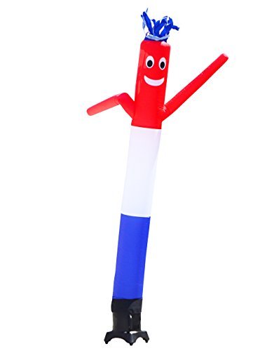 LookOurWay Air Dancers Wacky Waving Inflatable Tube Man Set - 10 Feet Tall Inflatable Dancing Man with Blower - Red