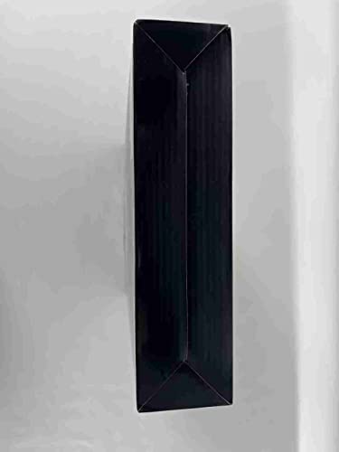 JUSRON 360 Viewing Angle Self Hair Cutting Mirror, Clear Anti-Fog HD Glass (Black Without LED Without Accessories)