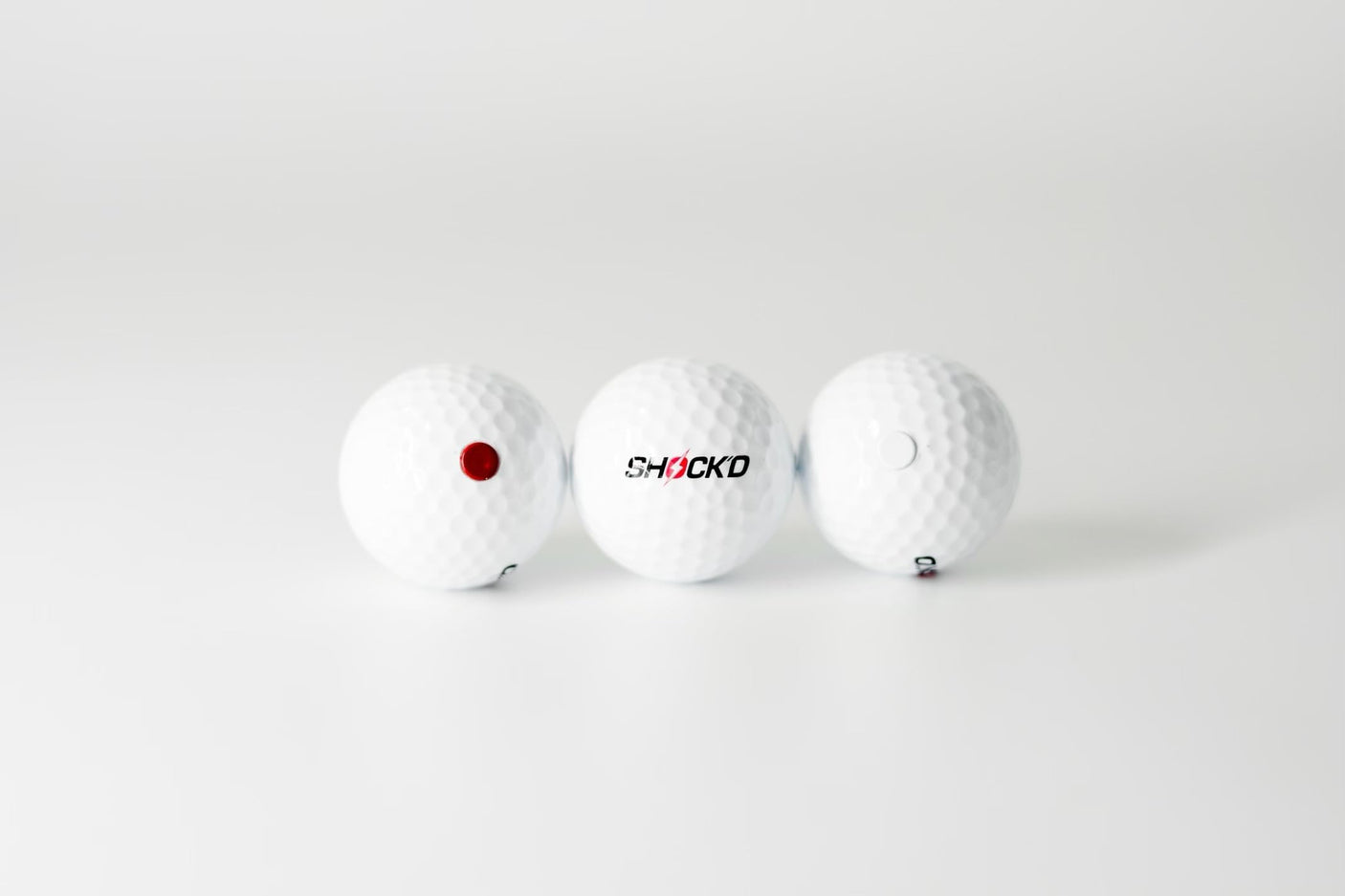 SHOCK'D GOLF BALLS - The World's Loudest Golf Ball - Viral Prank Ball (Sleeve of 3, Novelty)