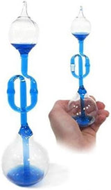 4Pcs Colorful Office Thinking Hand Boiler, Glass Energy Transfer, Children's Science Experiment, Love Birds Color Meter Boiler, Thermometer Spiral Glass Museum Toy Gifts