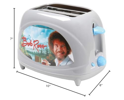 Uncanny Brands Bob Ross Toaster - Toasts Bob's Iconic Face onto Your Toast
