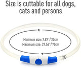 Colaseeme LED Dog Collar Light Up Dog Collars 1 Count USB Rechargeable TPU Glow Safety Basic Dog Collars, Please Do Not Use Fast Charging (Green)
