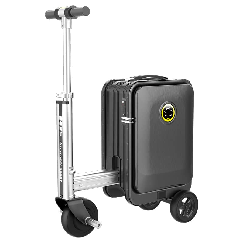 SE3S Smart Rideable Suitcase Electric Luggage Scooter For Travel (black)