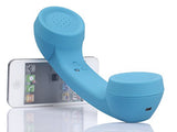 Wireless Retro Telephone Handset and Wire Radiation-Proof Handset Receivers Headphones for a Mobile Phone with Comfortable Call (Black)