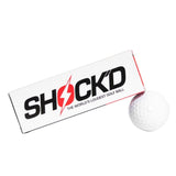 SHOCK'D GOLF BALLS - The World's Loudest Golf Ball - Viral Prank Ball (Sleeve of 3, Novelty)