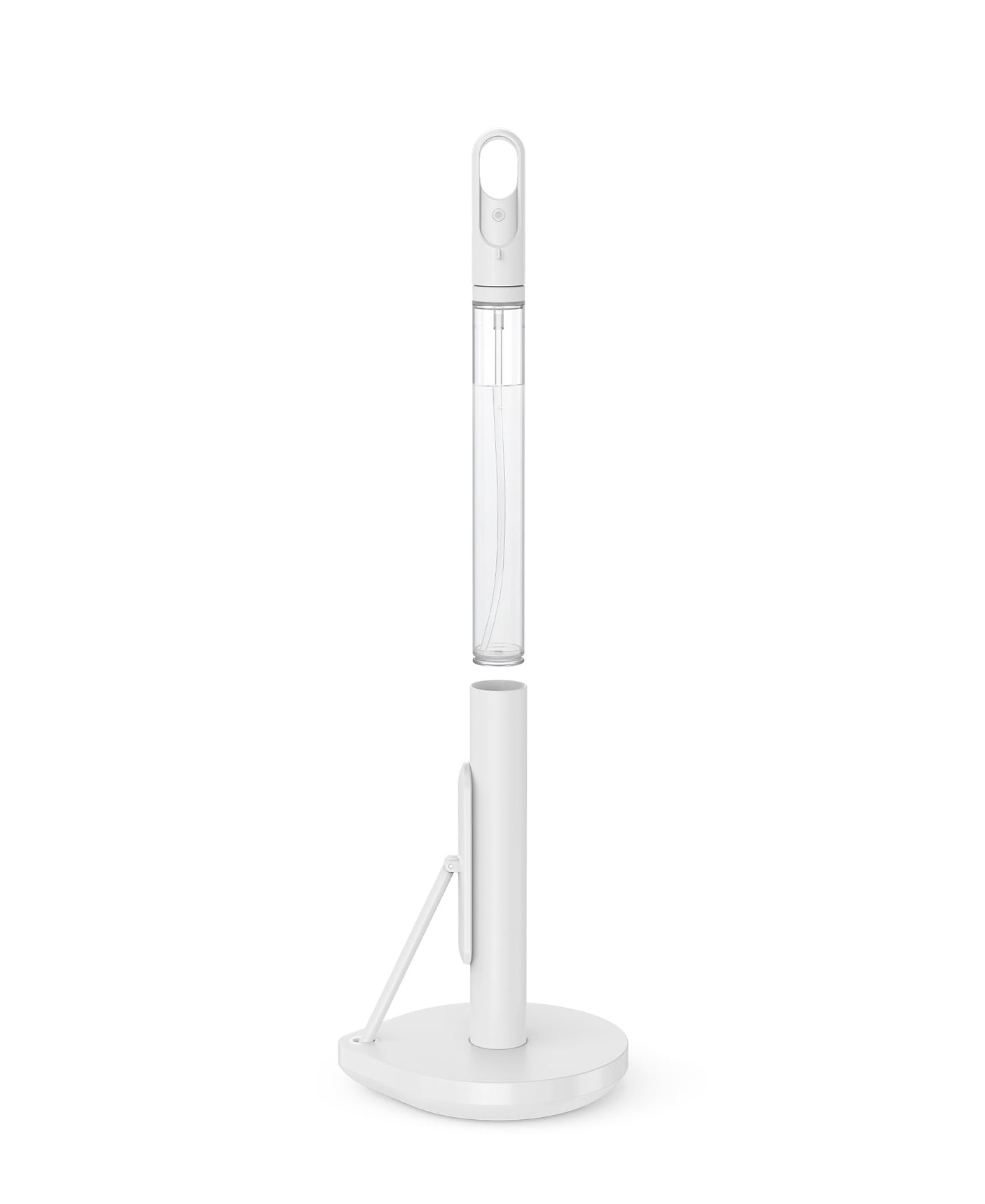 simplehuman Standing Paper Towel Holder with Spray Pump, Brass Stainless Steel, Gold