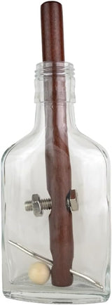 True Genius - Grecian Glass Bottle Disentanglement Brainteaser Puzzle, Logic Puzzle for Adults, Brain Teaser, Gifts for Father's Day, Men, Kids