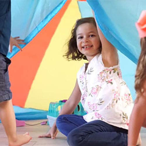 The Original Patented AirFort - Build A Fort in 30 Seconds, Inflatable Fort for Kids, Play Tent for 3-14 Years, A Playhouse Where Imagination Runs Wild, Fan not Included (Starry Night)