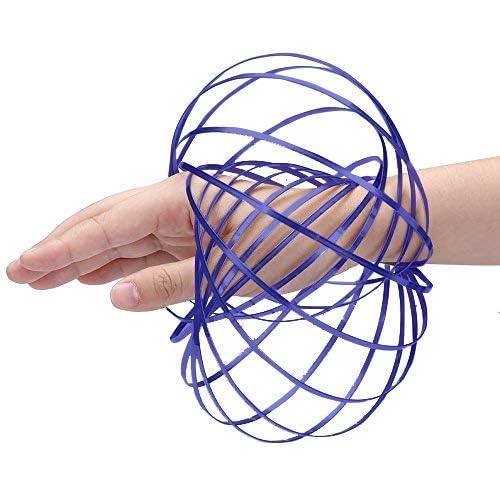 Digital Energy Kinetic Educational Spring Toy - Multi Sensory Interactive 3D Shaped Flow Ring ()