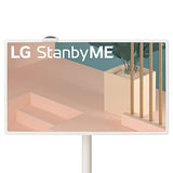 LG 27-Inch StanbyME Go Portable Smart 1080P Touch Screen (27LX5QKNA, 2023 Model), Calming Beige
