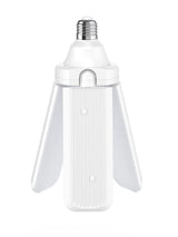 Feit Electric Smart LED Garage Light, RGBW 3 Panel, WiFi 2.4GHz, Screw-in LED Shop Light Bulb, Works with Alexa and Google Home Assistant, E26, 4000 Lumens, Garage Ceiling Light, ADJ4000/RGBW/LED/AG