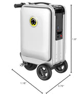 SE3S Smart Rideable Suitcase Electric Luggage Scooter For Travel (black)