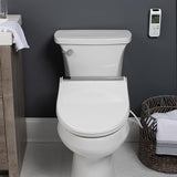 Bio Bidet BB2000 Bliss Electric Bidet Toilet Seat, Warm Water with Air Dryer, Heated Seat with Sensor and Slow Close Lid, Night Light, Remote Control, Elongated, White