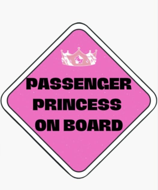 Passenger Princess Car Sticker Decals Vehicle Truck Bumper Window Wall Mirror Decoration 5"