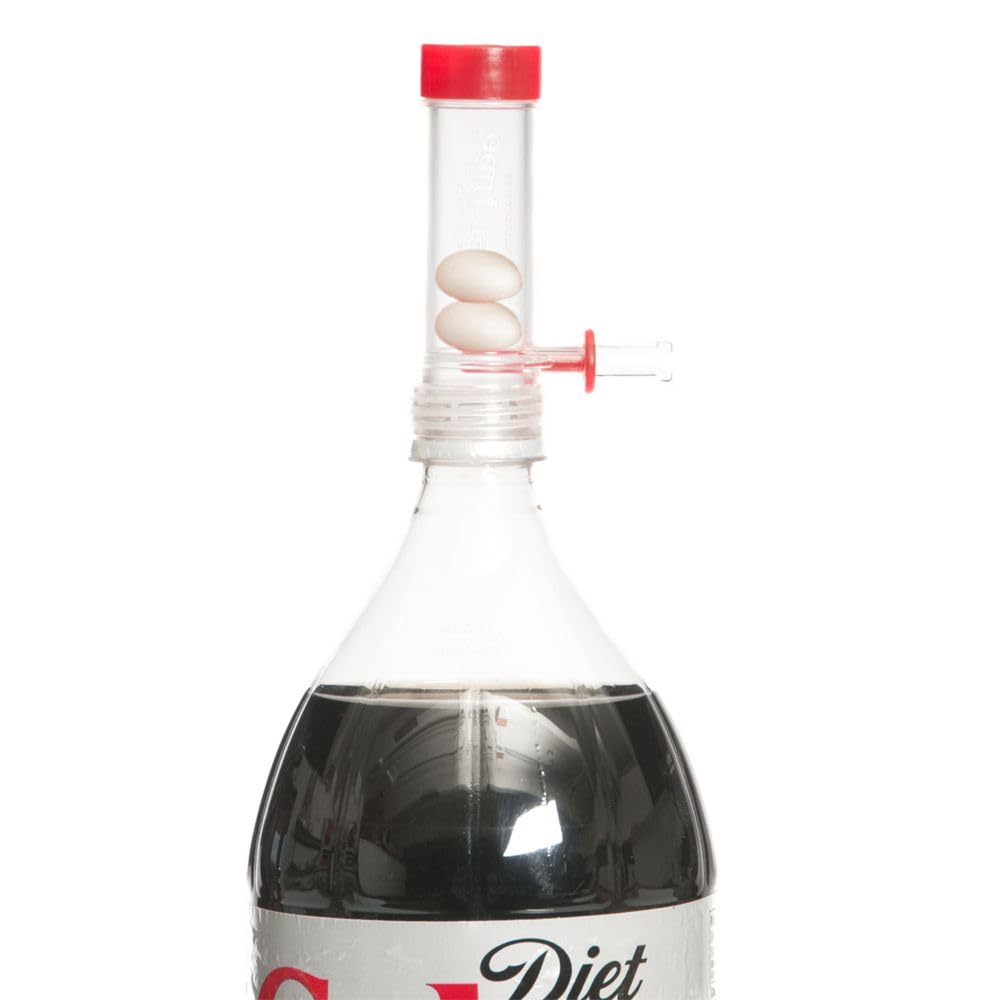 Steve Spangler Science Extreme Geyser Tube - Science Kit for Kids - Mentos & Soda Lab Experiment - Includes Tube, Candy, & Unique Spray Caps - Chemistry Magic - Classroom STEM Project