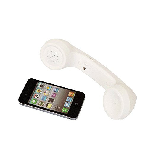 Wireless Retro Telephone Handset and Wire Radiation-Proof Handset Receivers Headphones for a Mobile Phone with Comfortable Call (Black)