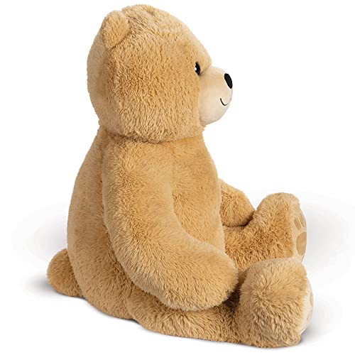 Vermont Teddy Bear Giant Elephant Stuffed Animal - 6 Foot Big Stuffed Elephant Plush from Giant Cuddle Collection - Collectible Plushies for Kids & Adults | Crafted in The USA
