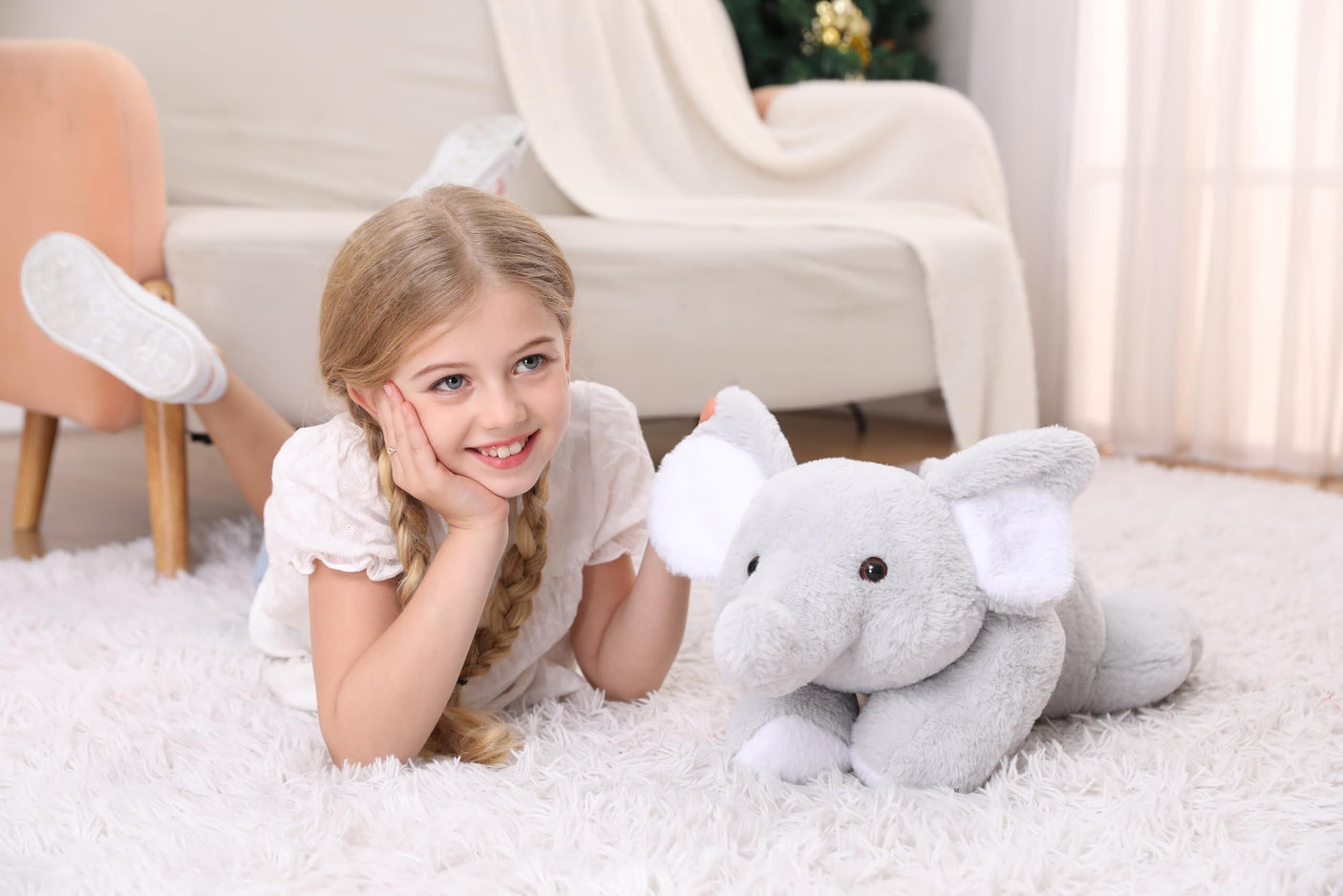 5 lbs, 24 inches Panda Weighted Stuffed Animals, Cuddly Weighted Panda Plush Pillow Giant Plushie Ideal Gift for Adults & Kids - Build Your Ideas
