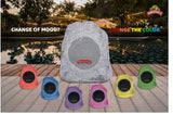 Margaritaville Glow Up Rock Wireless Speaker with Multi Color LED Lights, Waterproof Speaker, with 11 Hours of Playback Time, True Wireless Pairing, 6 Bright LED Light Modes
