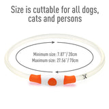 Colaseeme LED Dog Collar Light Up Dog Collars 1 Count USB Rechargeable TPU Glow Safety Basic Dog Collars, Please Do Not Use Fast Charging (Green)