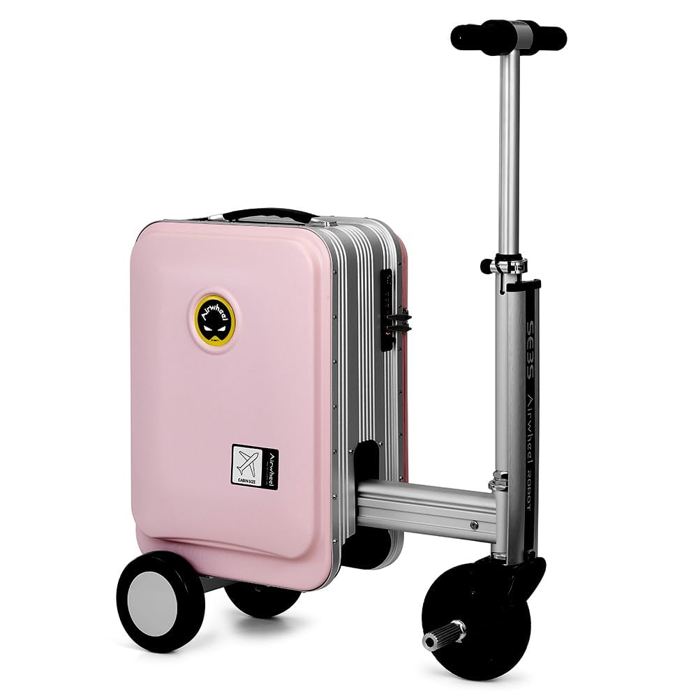 SE3S Smart Rideable Suitcase Electric Luggage Scooter For Travel (black)