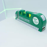 Laser Level Line Tool, Multipurpose Laser Level Kit Standard Cross Line Laser leveler Beam Tool with Metric Rulers 8ft/2.5M for Picture Hanging cabinets Tile Walls by AikTryee.
