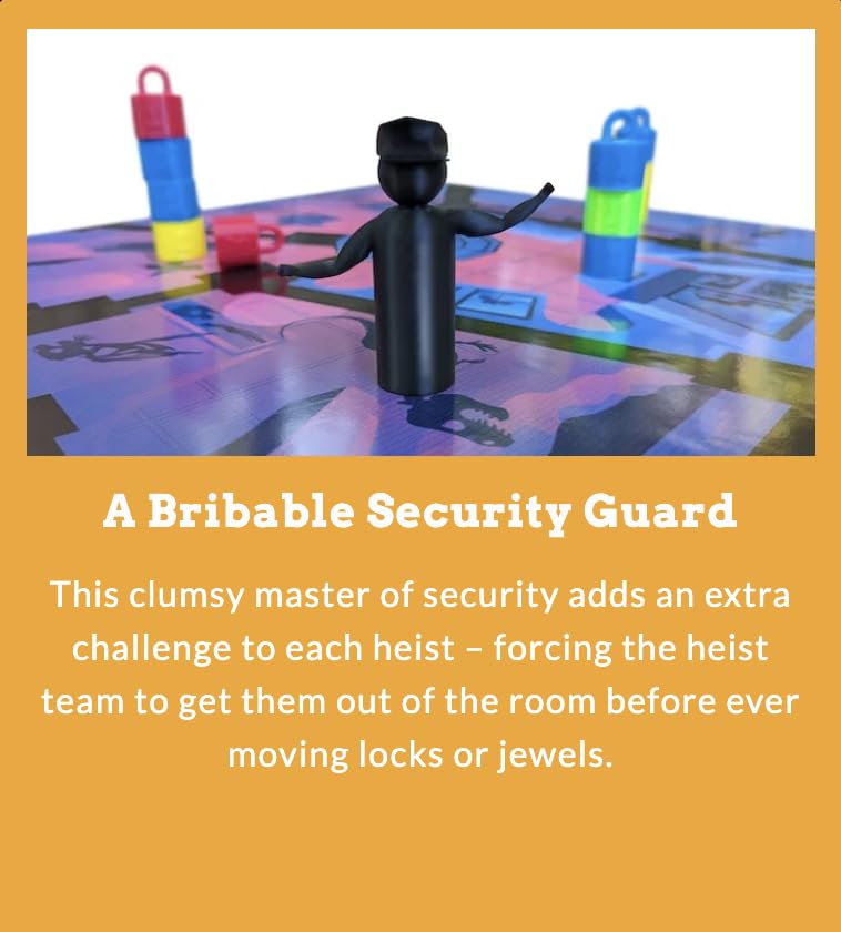 Tiny Laser Heist – Hilarious 3D Heist Game, Outsmart & Negotiate for The Loot, Fun Cooperative Board Game for Ages 12+, Perfect for Game Nights & Parties, 3-6 Players