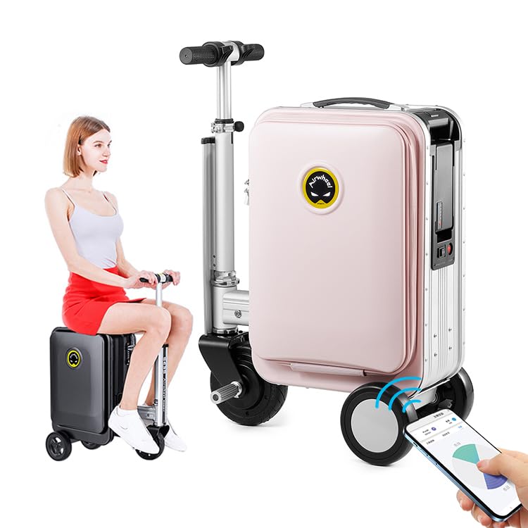 SE3S Smart Rideable Suitcase Electric Luggage Scooter For Travel (black)