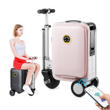 SE3S Smart Rideable Suitcase Electric Luggage Scooter For Travel (black)