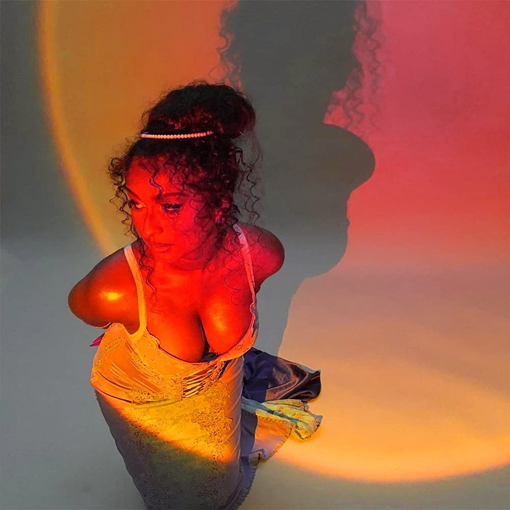 YouOKLight Sunset Lamp, Sunset Projector Lamp 10W LED Sunset Light Night Light 180 Degree Rotation Romantic Rainbow Light USB Charging for Bedroom Party Home Decor, Rainbow…